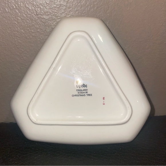 Spode Christmas Tree Triangular Tray - Picture 3 of 4